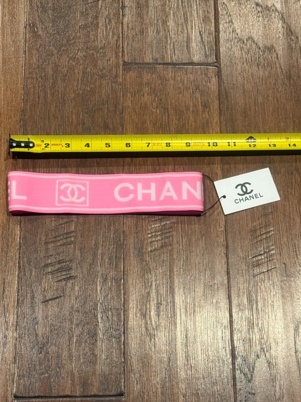 NWT!! 🩷Boutique Made🩷 Pink Logo Elastic Headband with Branding